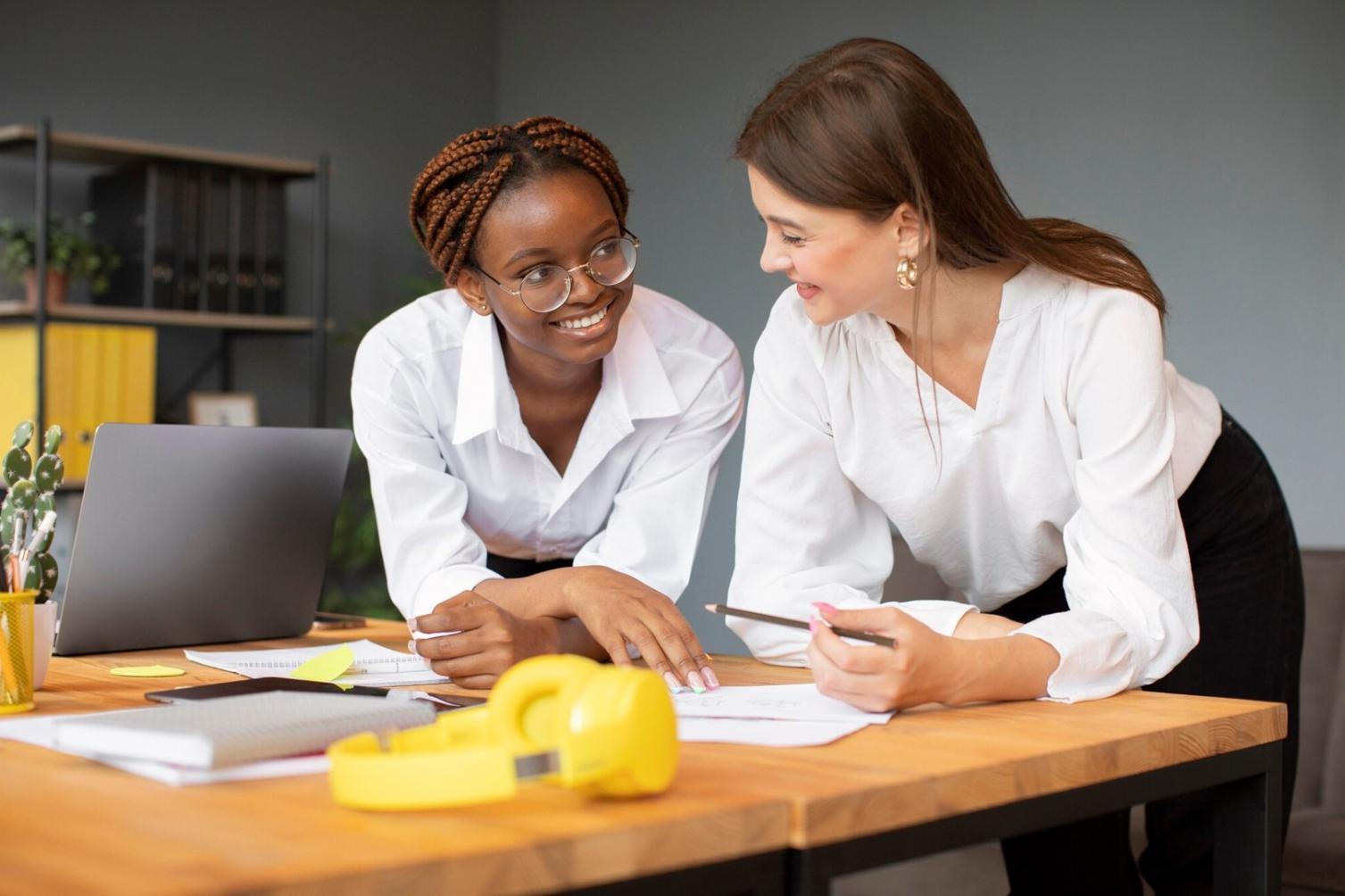 Gemeinsame Diskussion über Unternehmensbewertung